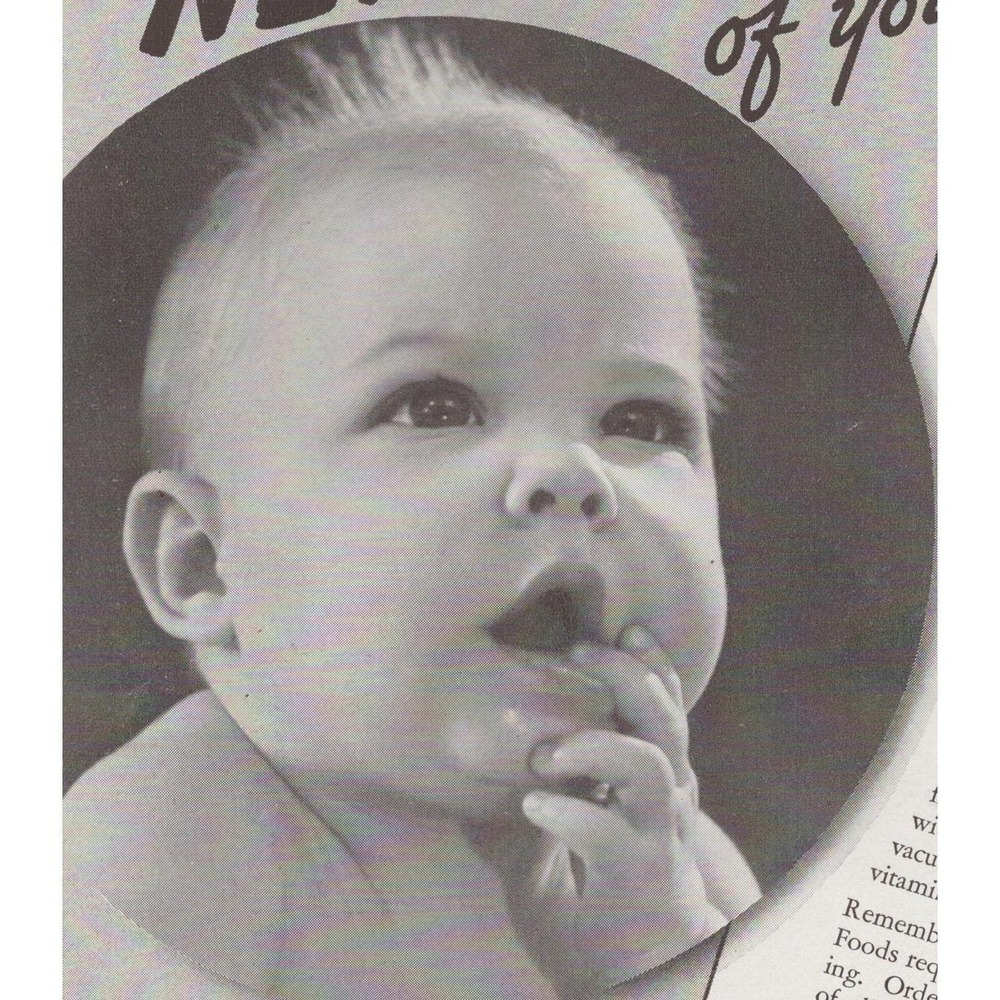 Vintage Baby Food Heinz New Member Of The Family Nursery Decor Print Ad 1937